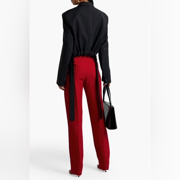 🎄🎅💯 Authentic VALENTINO crepe straight legged pants - Picture 4 of 10